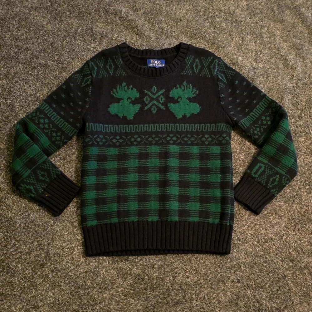 Kids Polo Ralph Lauren Moose Sweater